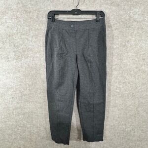 Intro Love The Fit Pants Womens PM Gray Stretch Petite Pull On Minimalist